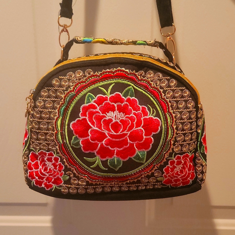 embroidered polyester cloth bag